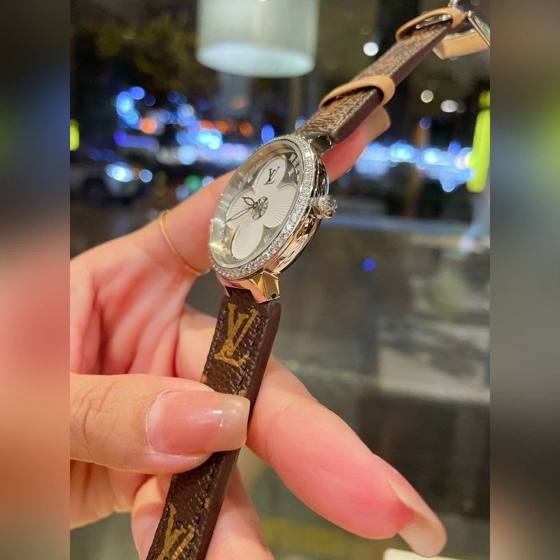 LV Tambour Slim Monogram Limited Edition Women's Replica Watch-3