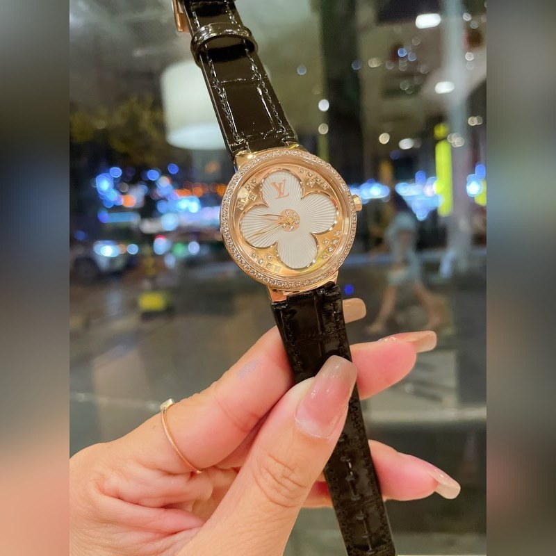 LV Tambour Slim Monogram Limited Edition Women's Replica Watch-2