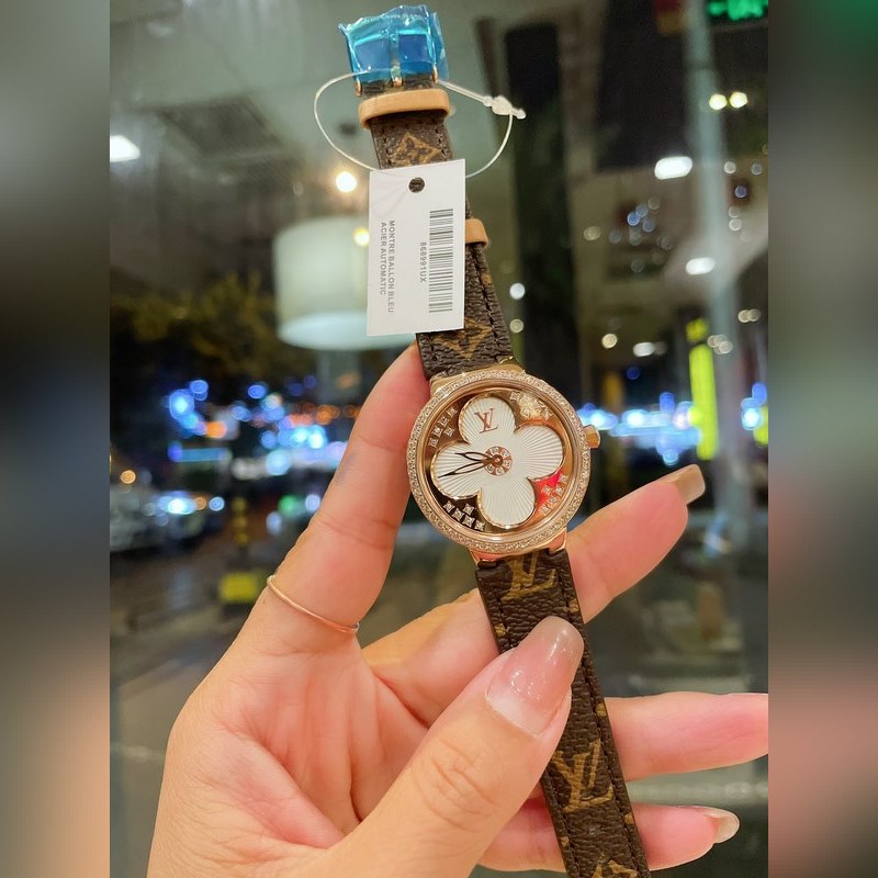 LV Tambour Slim Monogram Limited Edition Women's Replica Watch-3