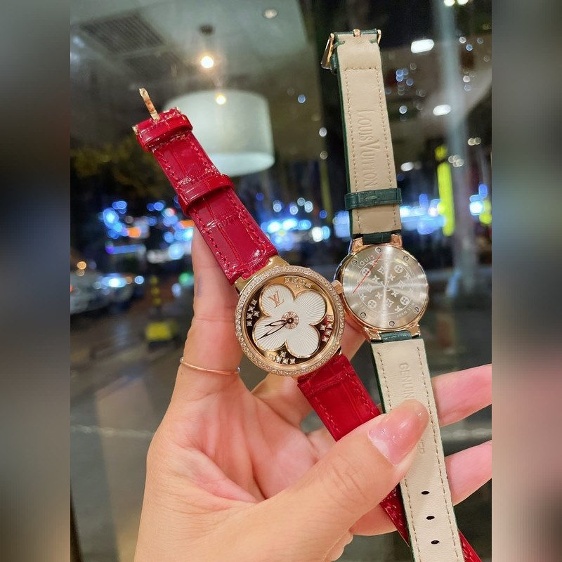 LV Tambour Slim Monogram Limited Edition Women's Replica Watch-5