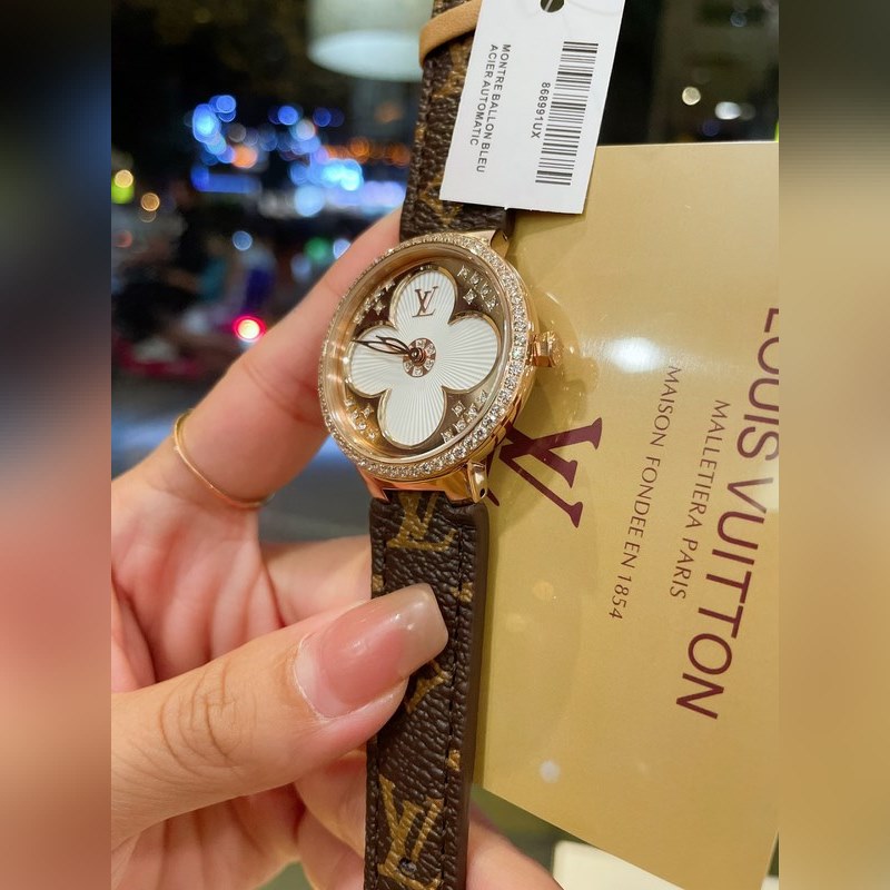 LV Tambour Slim Monogram Limited Edition Women's Replica Watch-1