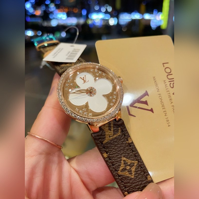 LV Tambour Slim Monogram Limited Edition Women's Replica Watch-2