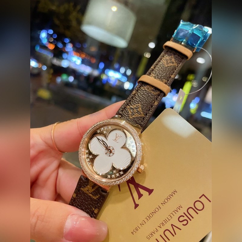 LV Tambour Slim Monogram Limited Edition Women's Replica Watch-3