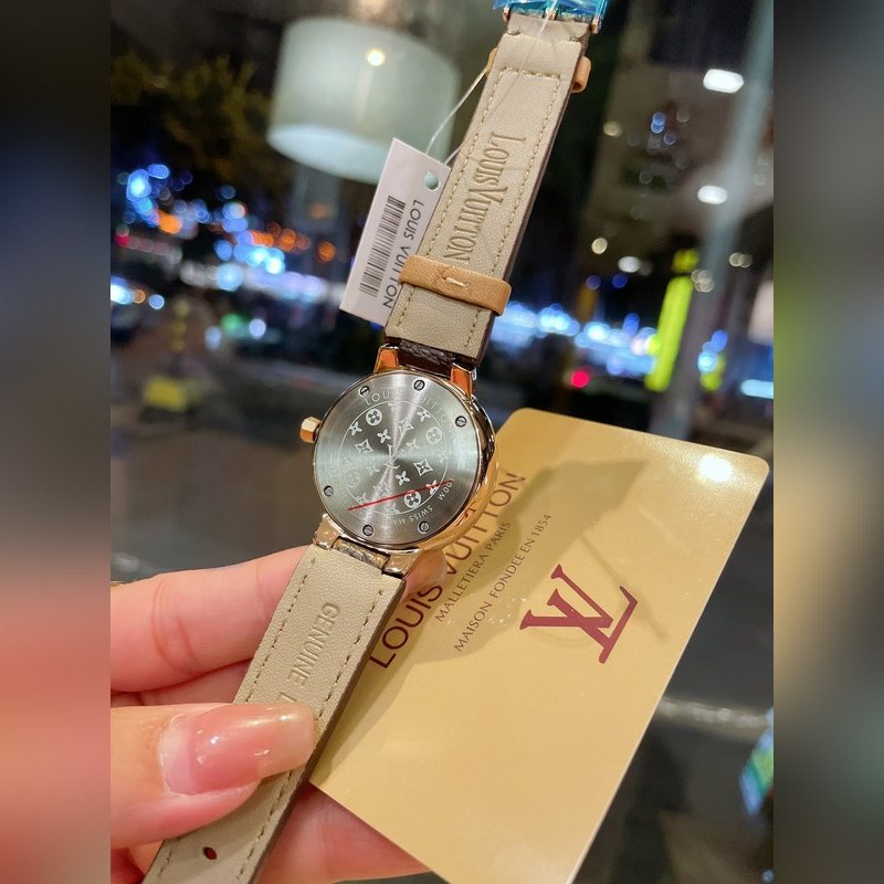 LV Tambour Slim Monogram Limited Edition Women's Replica Watch-4