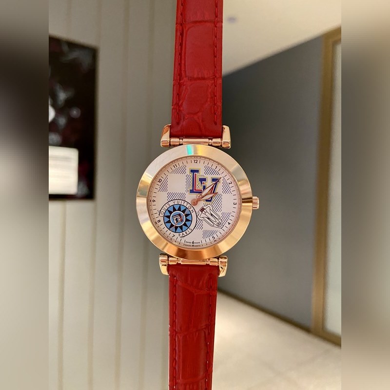 LV Louis Vuitton Tambour Monogram Bijou Series Quality Timepiece-2