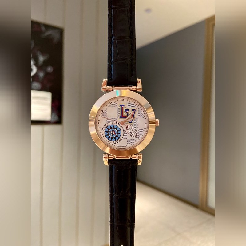 LV Louis Vuitton Tambour Monogram Bijou Series Quality Timepiece-3