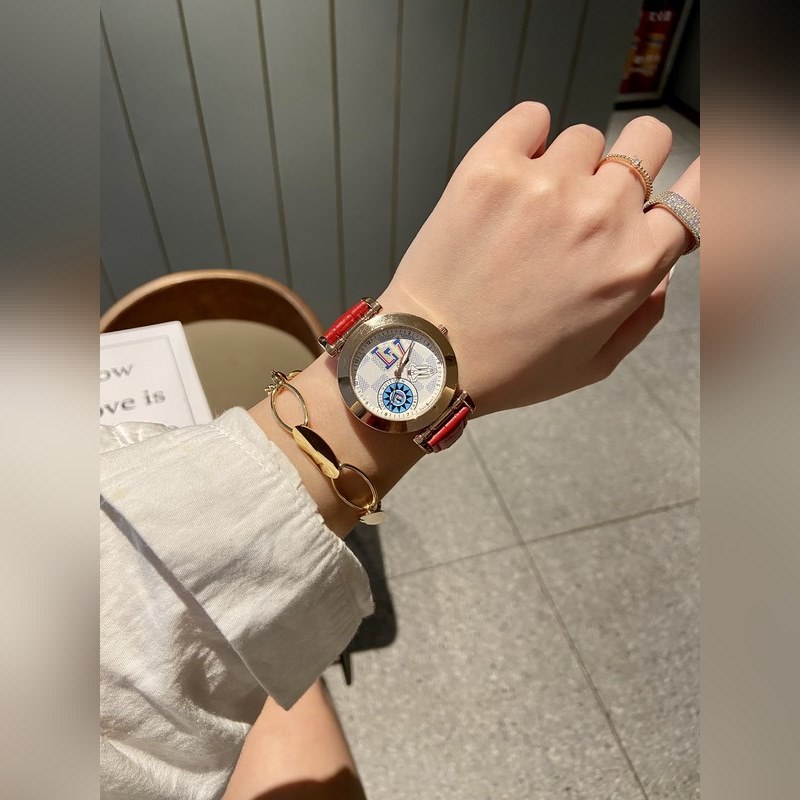 LV Louis Vuitton Tambour Monogram Bijou Series Quality Timepiece-7