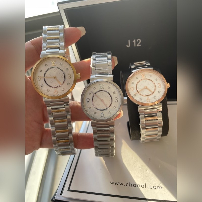 LV Tambour Slim Collection Elegant Luxury Replica Watch-6