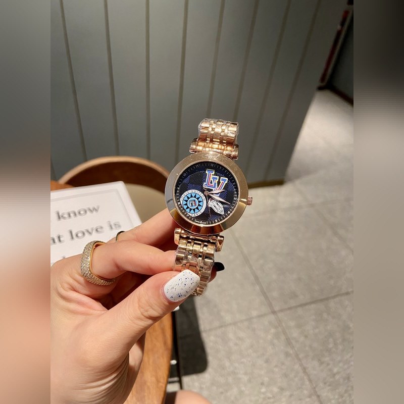 LV Tambour Monogram Bijou Series Luxury Quality Timepiece-4