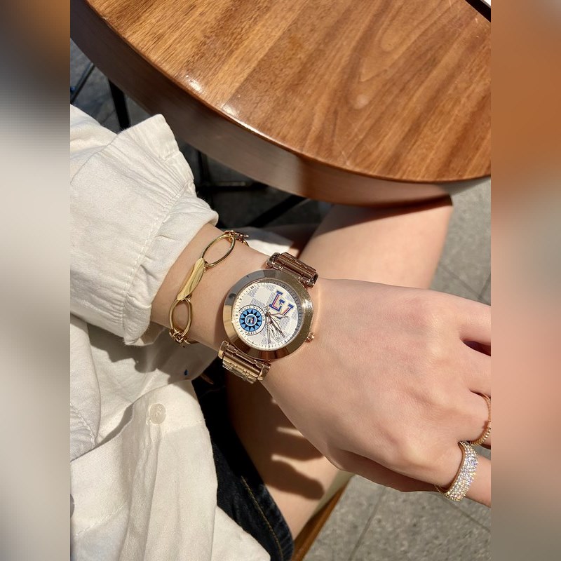 LV Tambour Monogram Bijou Series Luxury Quality Timepiece-6