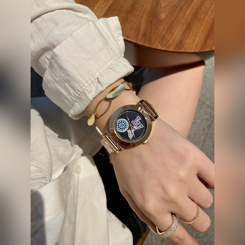 LV Tambour Monogram Bijou Series Luxury Quality Timepiece-7