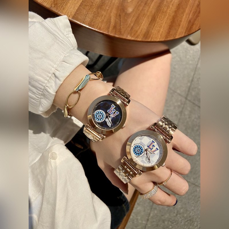 LV Tambour Monogram Bijou Series Luxury Quality Timepiece-8