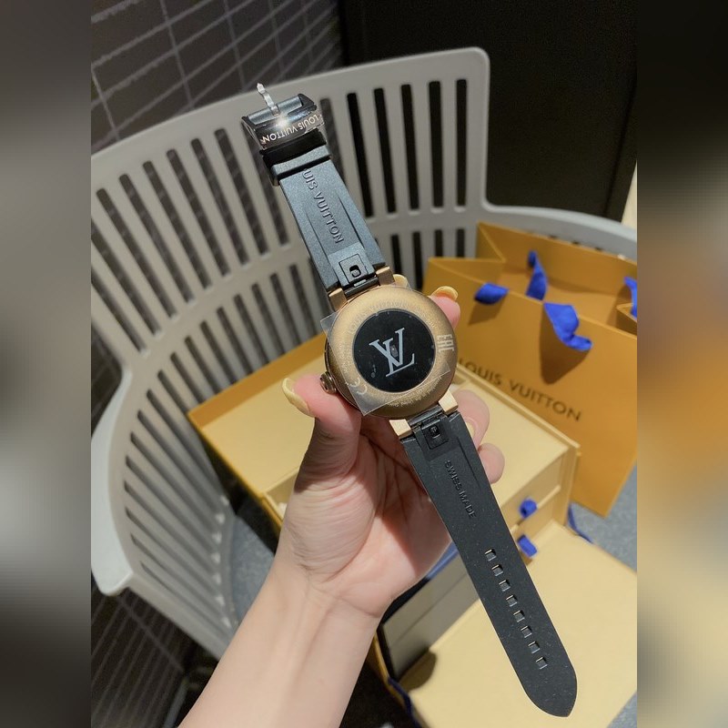 LV Louis Vuitton Tambour Horizon Smart Replica Watch Premium Quality Tech Timepiece-2