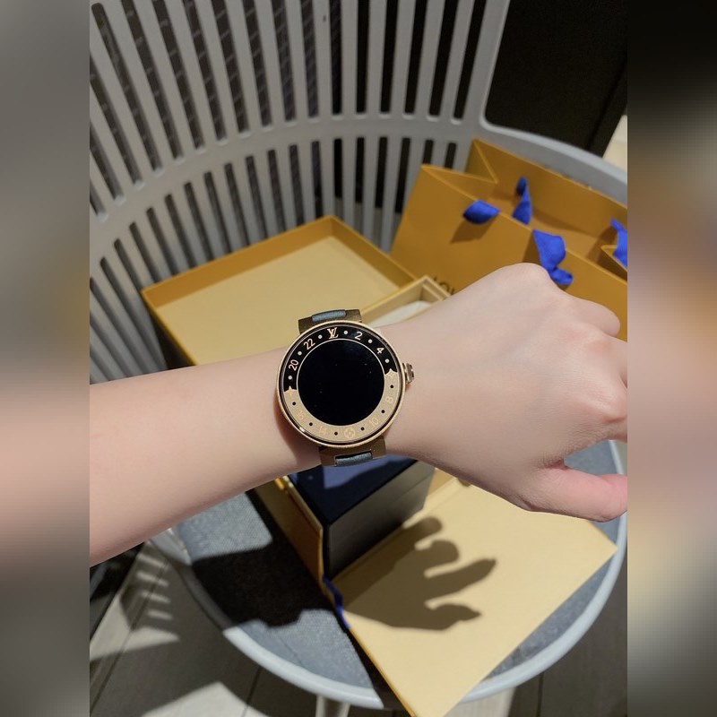 LV Louis Vuitton Tambour Horizon Smart Replica Watch Premium Quality Tech Timepiece-4