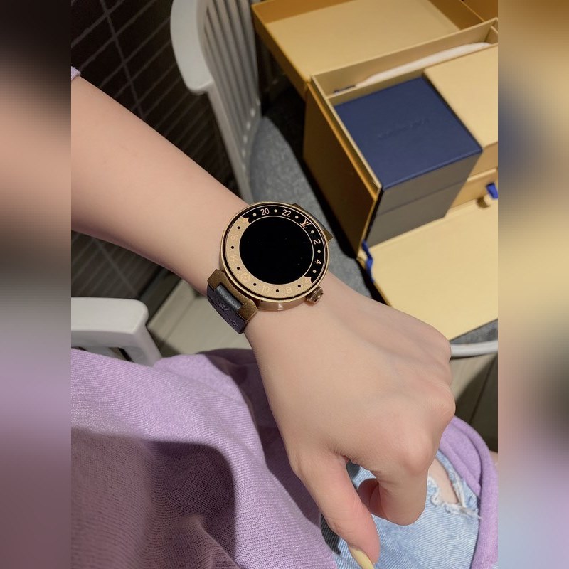 LV Louis Vuitton Tambour Horizon Smart Replica Watch Premium Quality Tech Timepiece-5