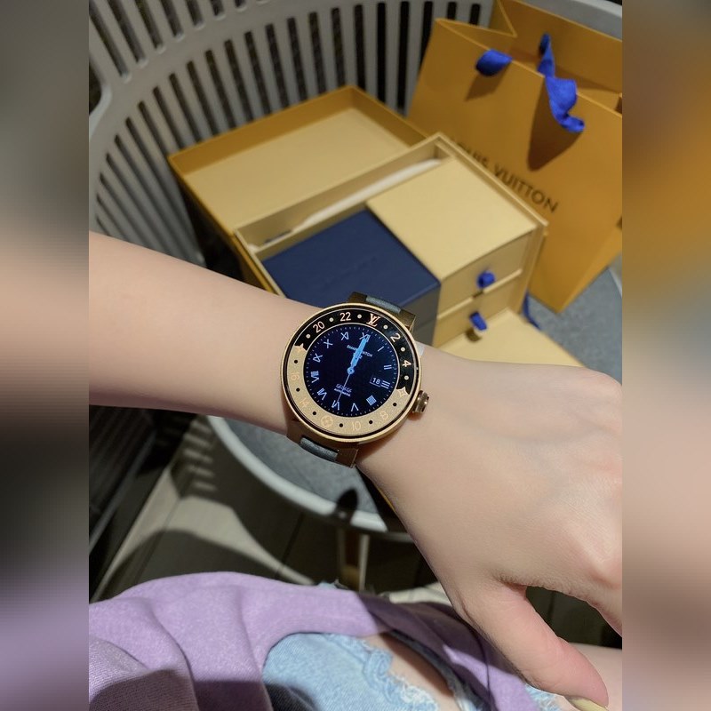 LV Louis Vuitton Tambour Horizon Smart Replica Watch Premium Quality Tech Timepiece-6