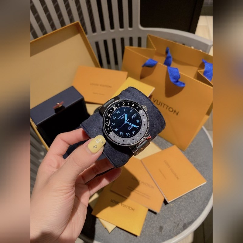 LV Louis Vuitton Tambour Horizon SmartReplica Watch Premium Quality Elite Features-7