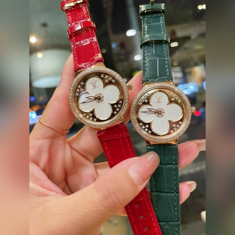 LV Tambour Slim Monogram Limited Edition Women's Replica Watch-4