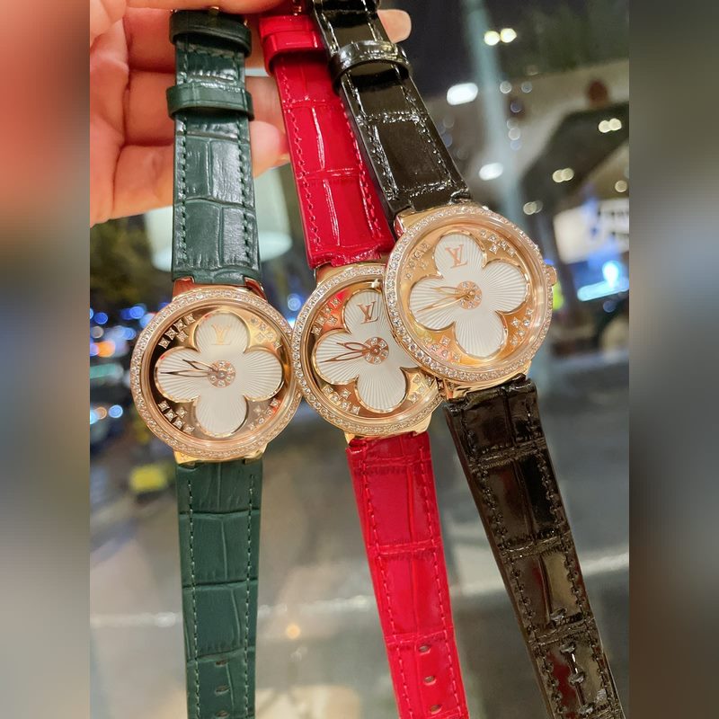 LV Tambour Slim Monogram Limited Edition Women's Replica Watch-8