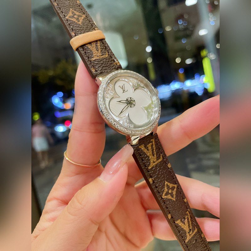 LV Tambour Slim Monogram Limited Edition Women's Replica Watch-5