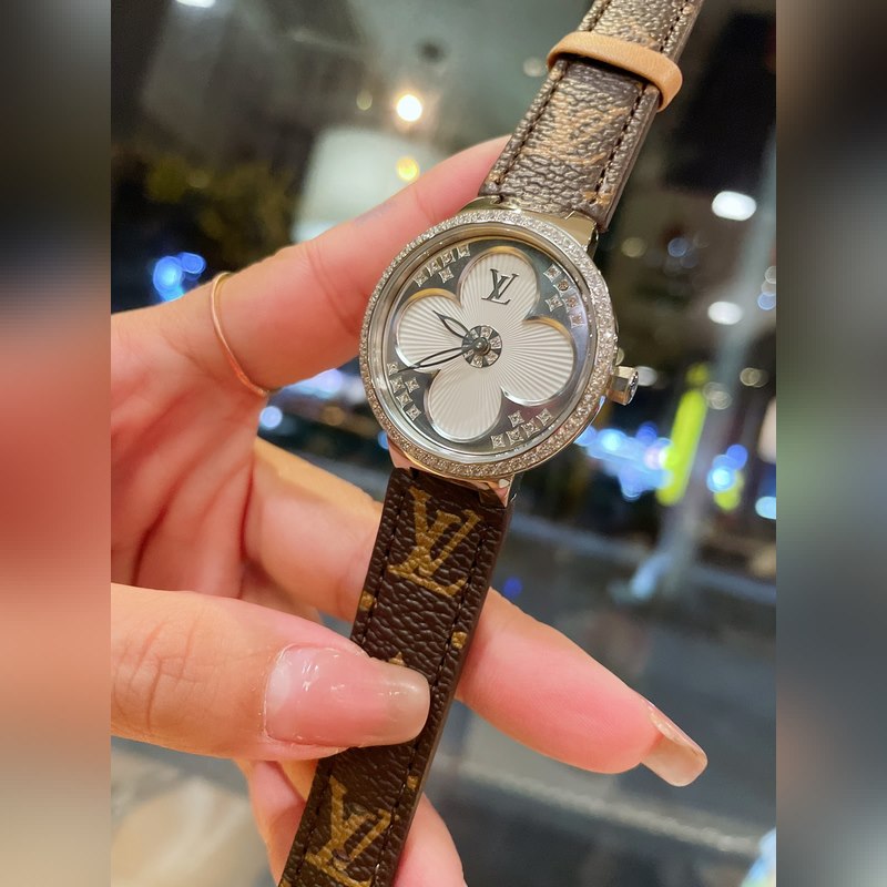 LV Tambour Slim Monogram Limited Edition Women's Replica Watch-6