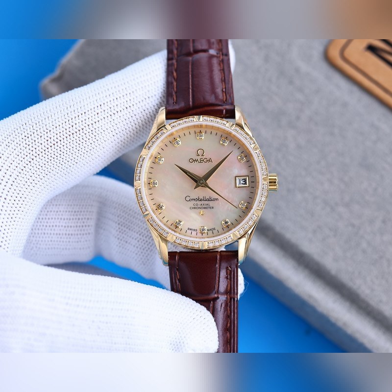 OMEGA De Ville Butterfly Series Goddess Choice Mechanical Replica Watch-3