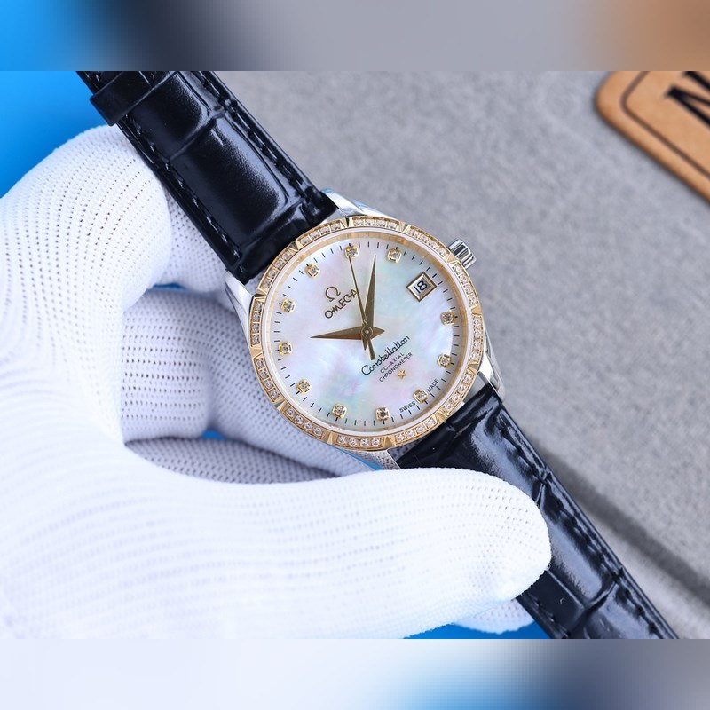 OMEGA De Ville Butterfly Series Goddess Choice Mechanical Replica Watch-4