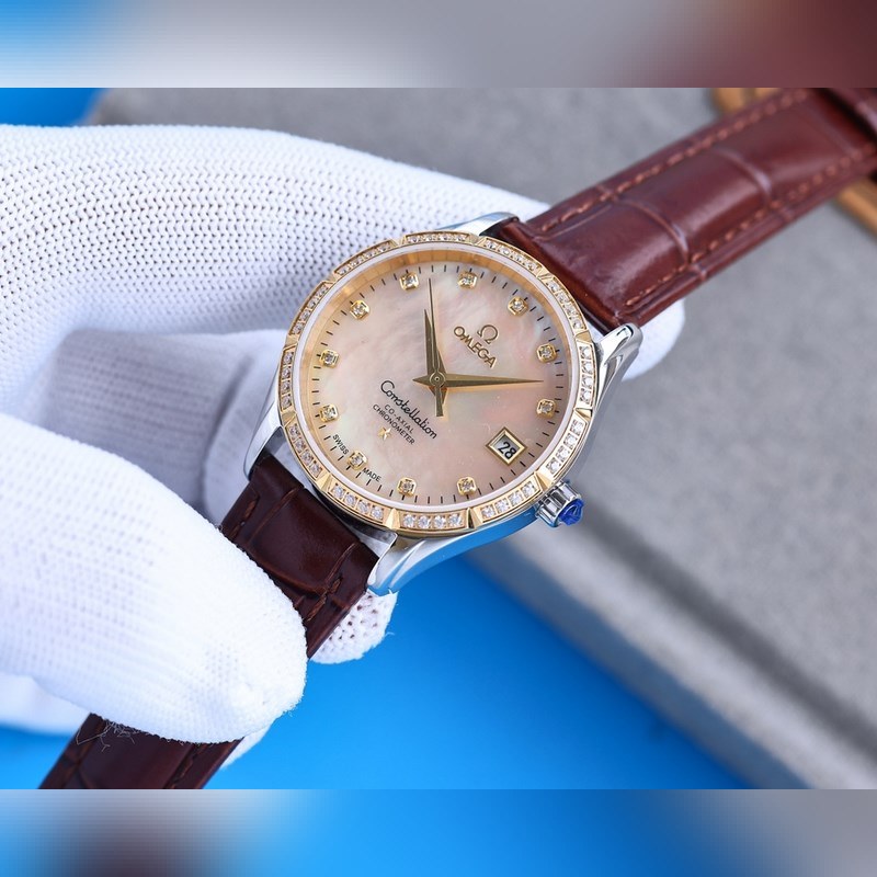 OMEGA De Ville Butterfly Series Goddess Choice Mechanical Replica Watch-5