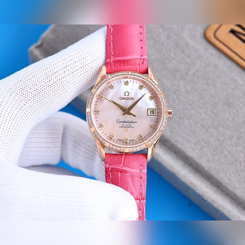 OMEGA De Ville Prestige Mechanical Replica Watch for Women-3