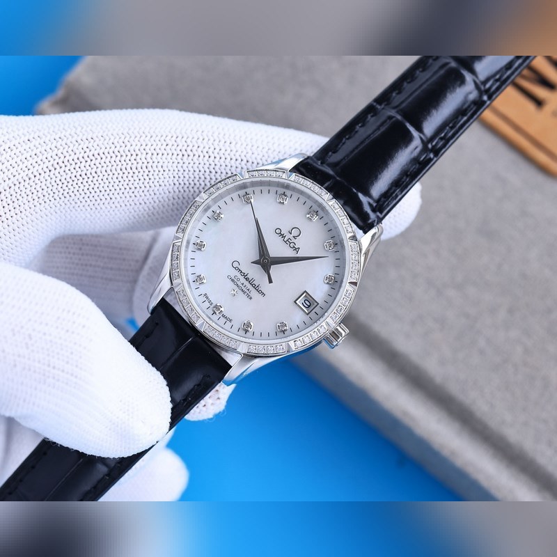 OMEGA De Ville Prestige Mechanical Replica Watch for Women-5