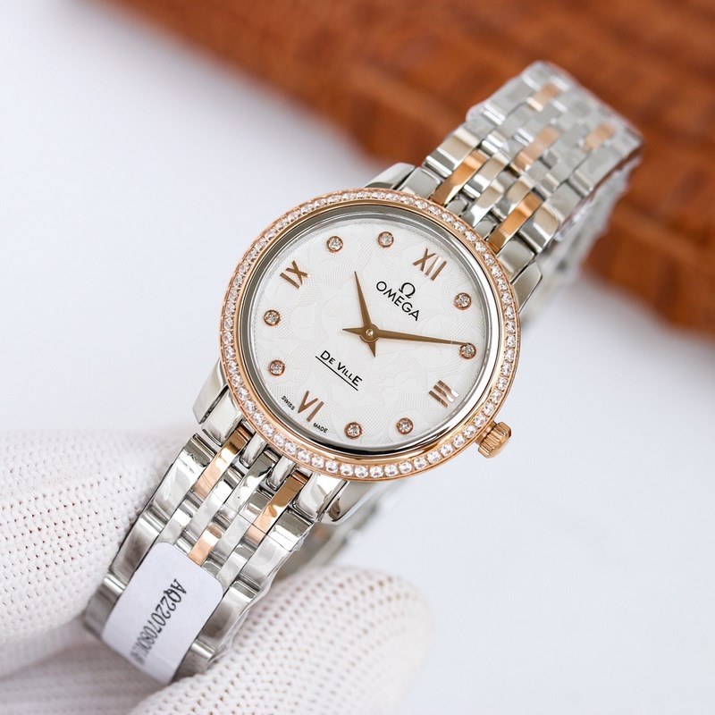 Omega Constellation Ladies Replica Watch 27.4mm Exquisite Design-4