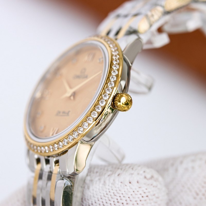 Omega Constellation Ladies Replica Watch 27.4mm Elegant Design-5