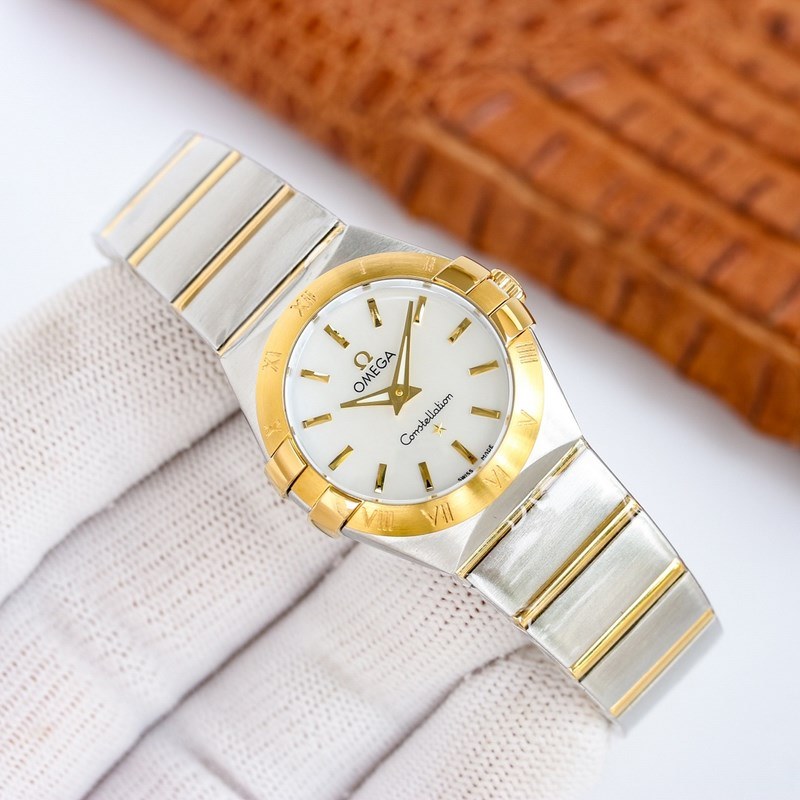 Omega Constellation Women's 27mm Quartz Replica Watch-2