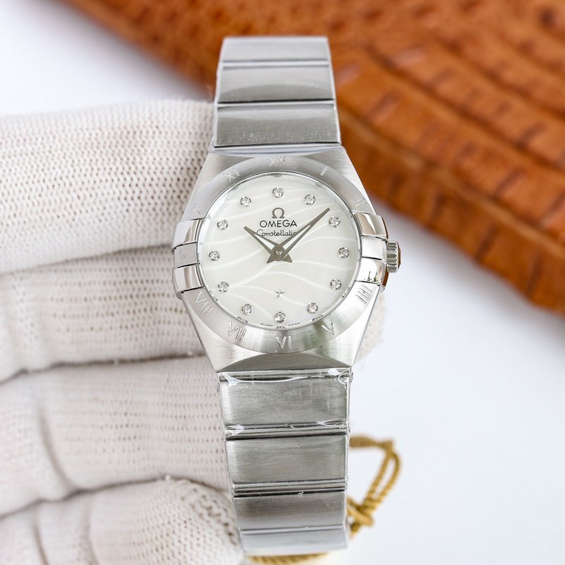 Omega Constellation Women's 27mm Quartz Replica Watch-3