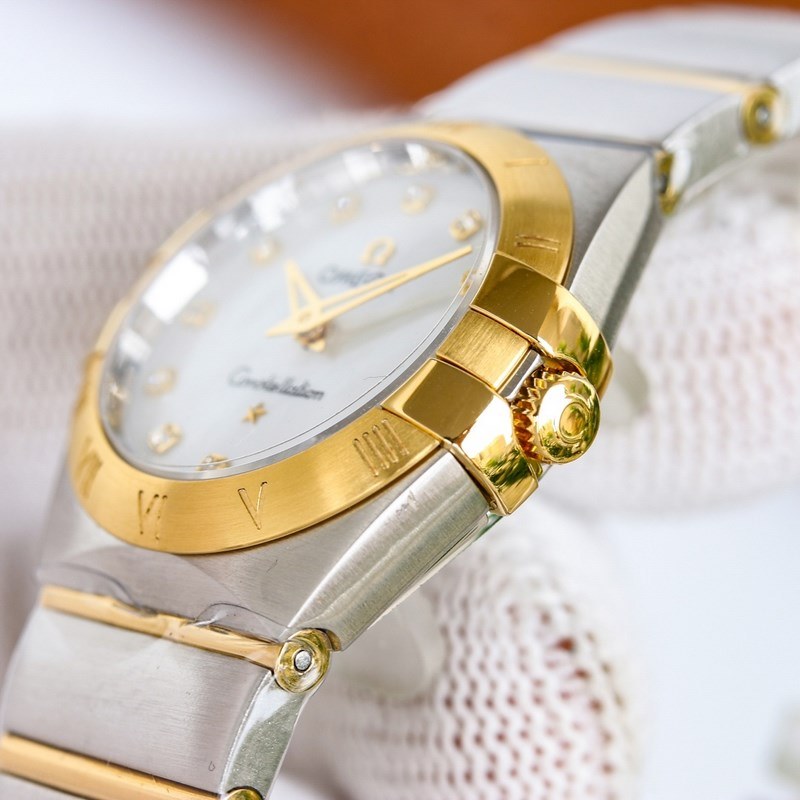 Omega Constellation Women's Quartz Replica Watch 27mm-6