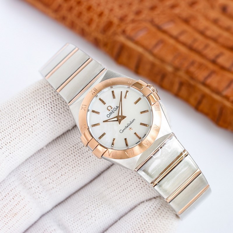 Omega Constellation Women's Quartz Replica Watch 27mm-4