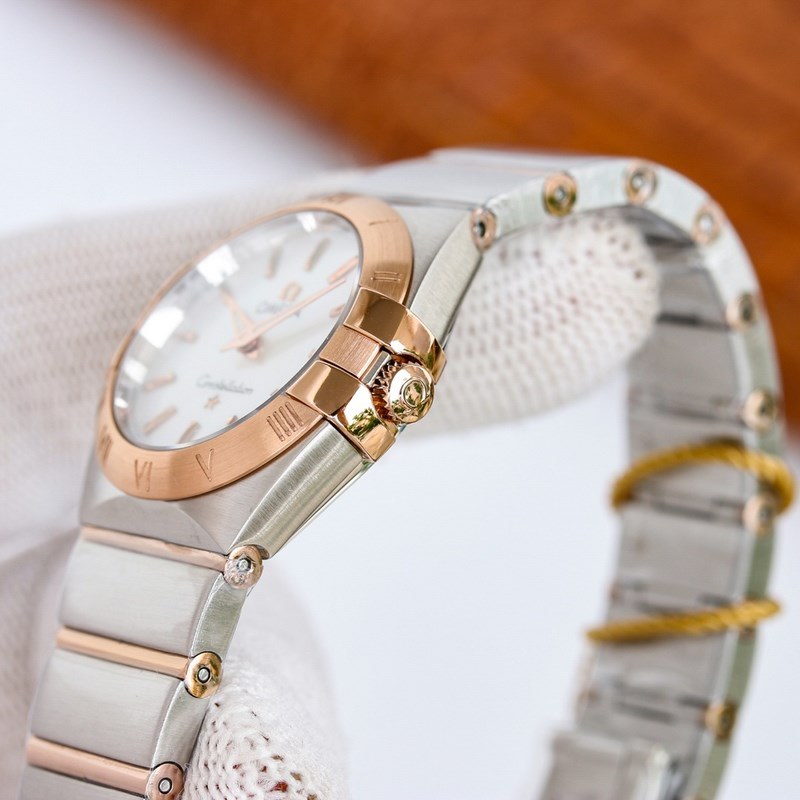 Omega Constellation Women's Quartz Replica Watch 27mm-6