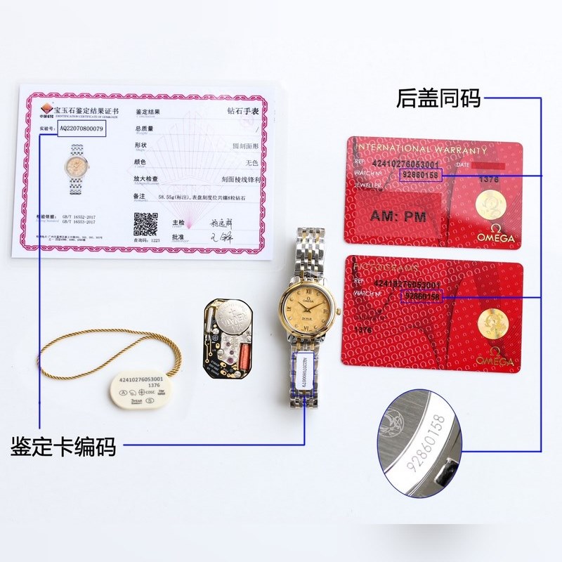 Omega De Ville Butterfly Ladies Replica Watch 27.4mm Elegant Design-2