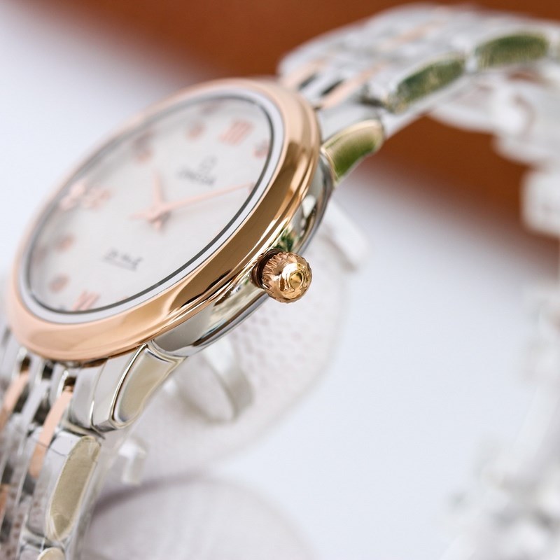 Omega De Ville Butterfly Women's Replica Watch 27.4mm Elegant Timepiece-6