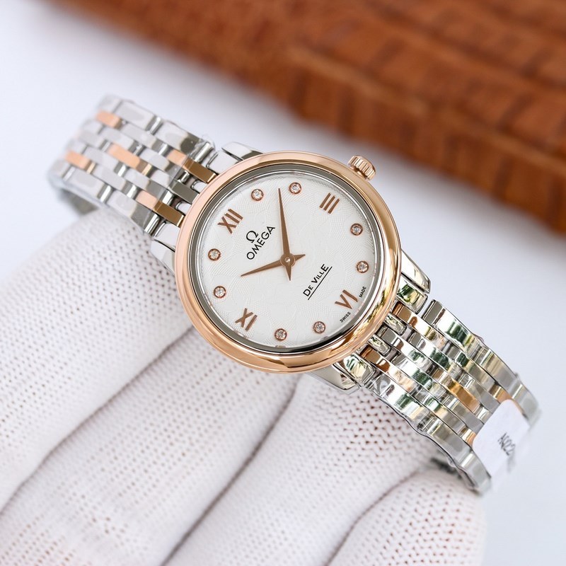Omega De Ville Butterfly Women's Replica Watch 27.4mm Elegant Timepiece-8