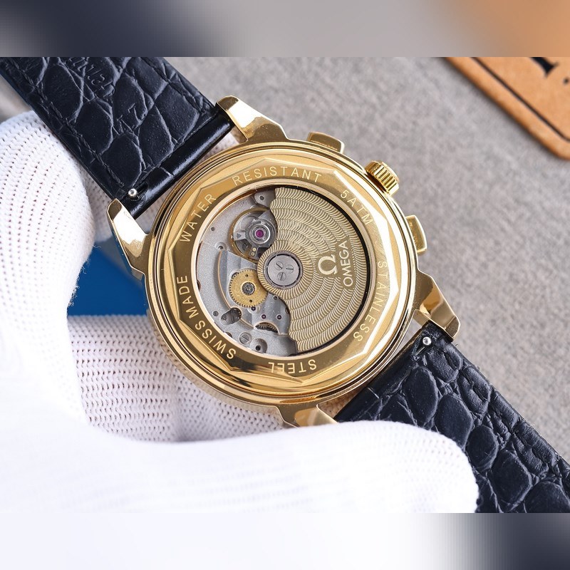 Omega De Ville TrEsor Men's Automatic Mechanical Replica Watch Steel Bracelet-7