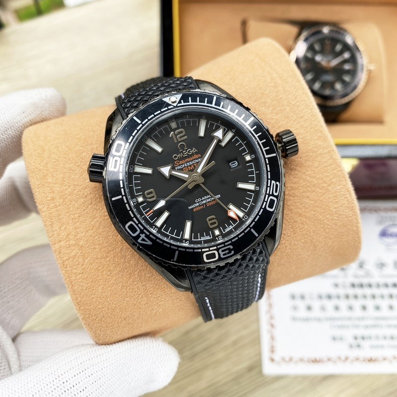 Omega Seamaster 600m Diver's Replica Watch Four-Hand 24-Hour Display-4