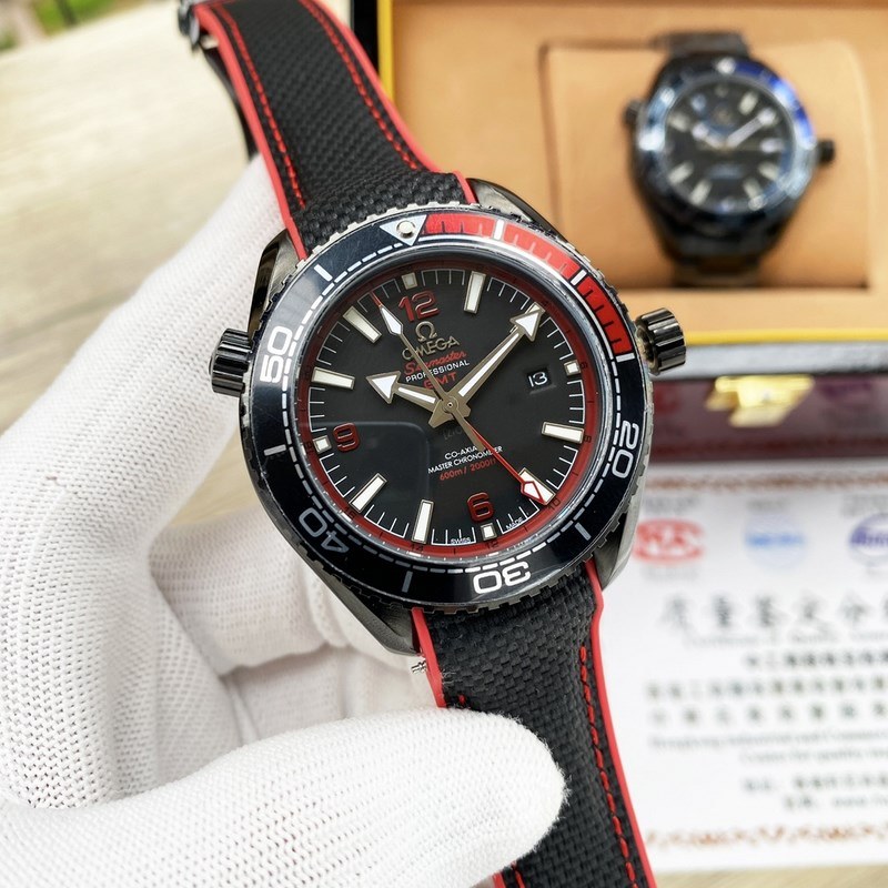 Omega Seamaster 600m Diver's Replica Watch Four-Hand 24-Hour Movement-4