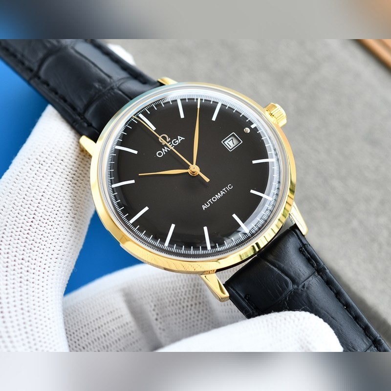 Omega De Ville TrEsor Elegant Business Replica Watch-2