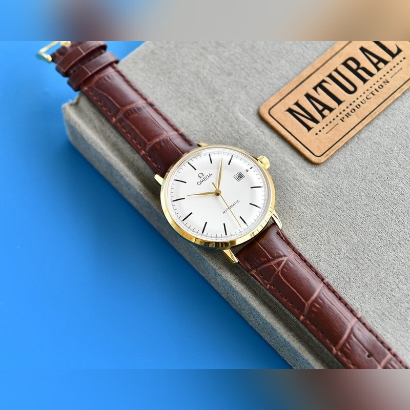 Omega De Ville TrEsor Elegant Business Replica Watch-3