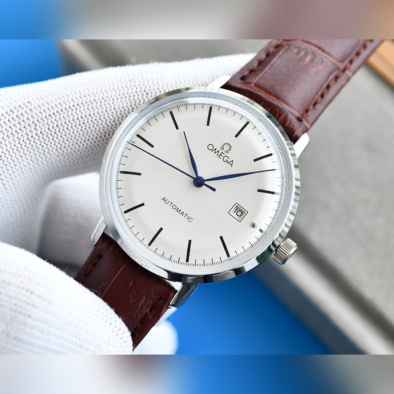 Omega De Ville TrEsor Elegant Business Replica Watch-6