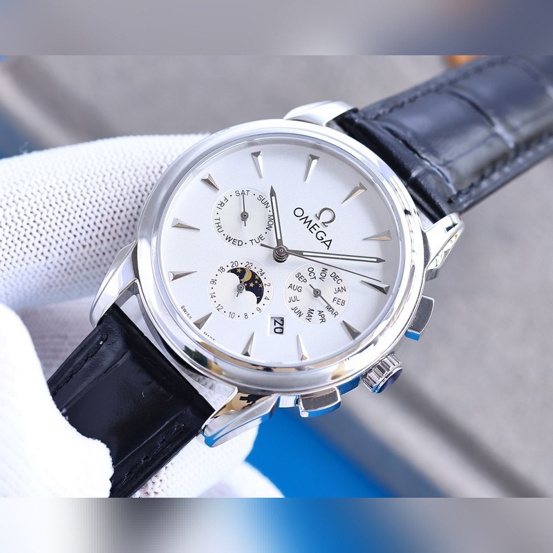 Omega Constellation Men's Replica Watch New Complex Moonphase Multi-Function Timepiece-1