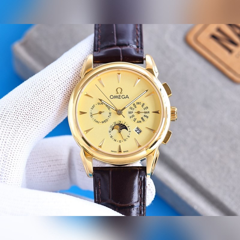 OMEGA Constellation Moonphase Men's Replica Watch New Complex Multifunctional Timepiece-1