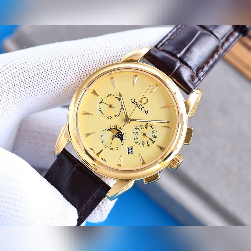 OMEGA Constellation Moonphase Men's Replica Watch New Complex Multifunctional Timepiece-2