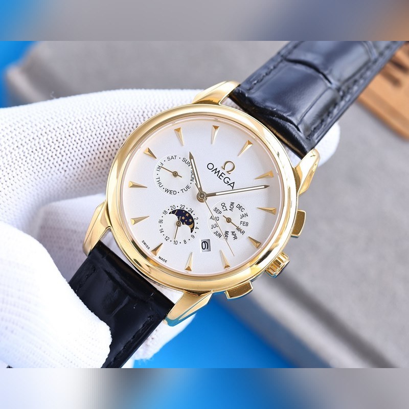 OMEGA Constellation Moonphase Men's Replica Watch New Complex Multifunctional Timepiece-3